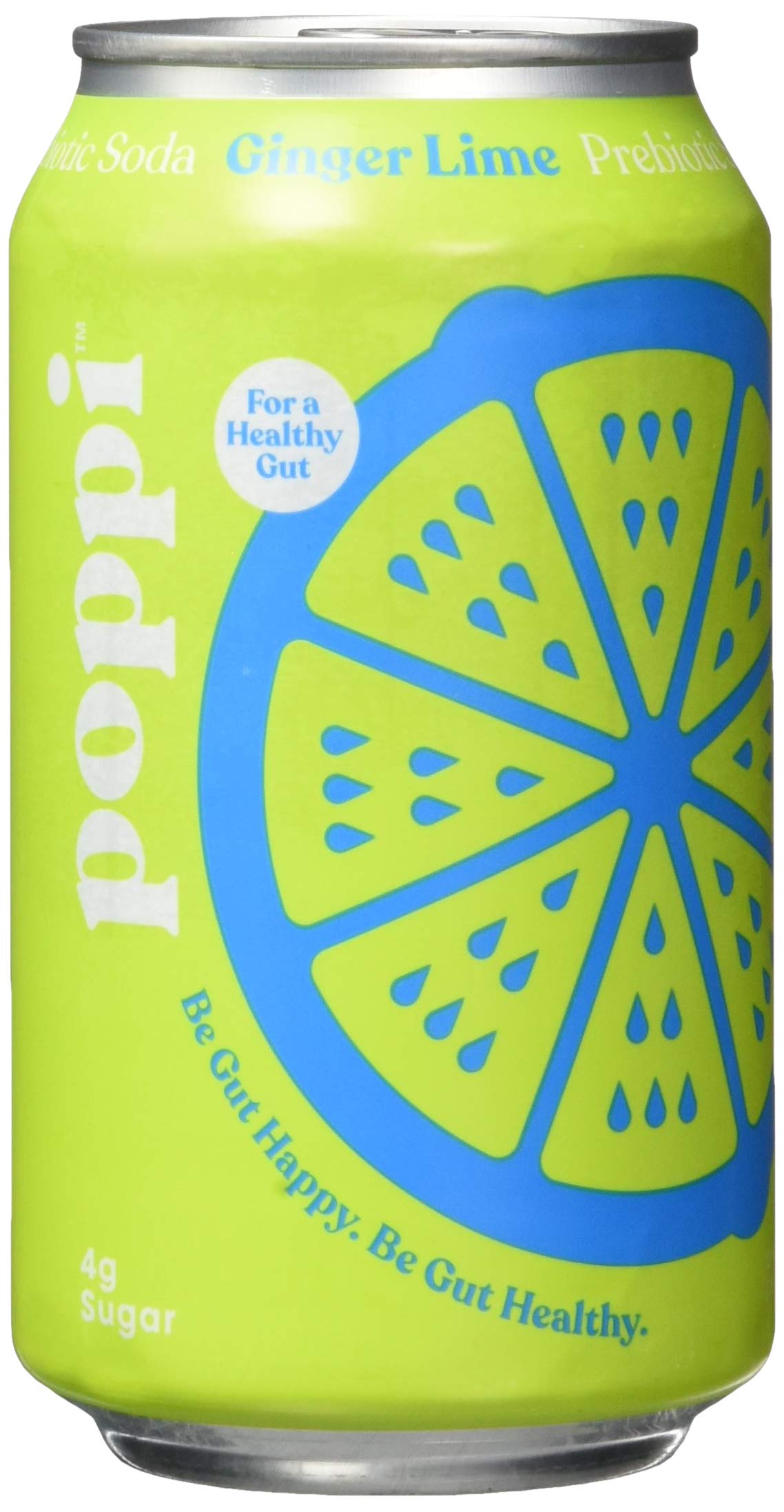 Amazon.com : Poppi Ginger Lime Prebiotic Soda, 12 Fl Oz (Pack of
